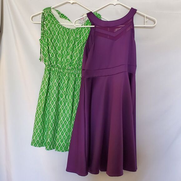2 Girls Child Dresses, Miss B & Nicki Lew, 10 & 14 - Picture 2 of 7